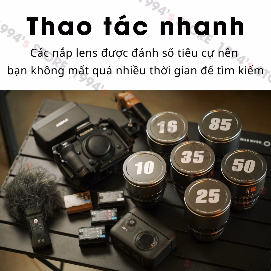 Bộ 3 lens Cine 7Artisans Hope Super35 35mm/50mm/85mm T2.1 S35