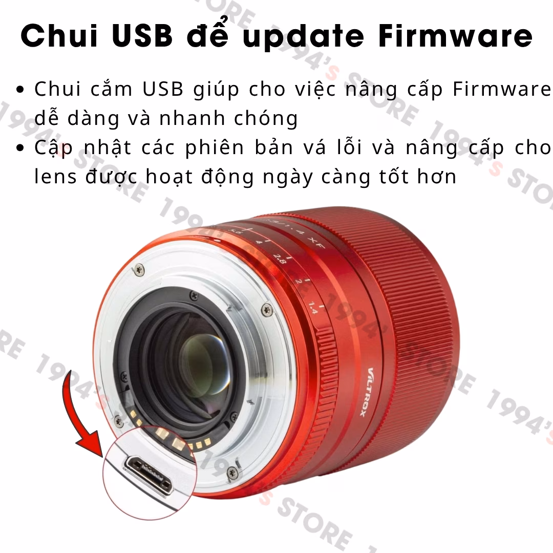 Ống kính Viltrox AF 23mm F1.4 Red Limited Edition (Đỏ) - bản đặc biệt cho Fujifilm