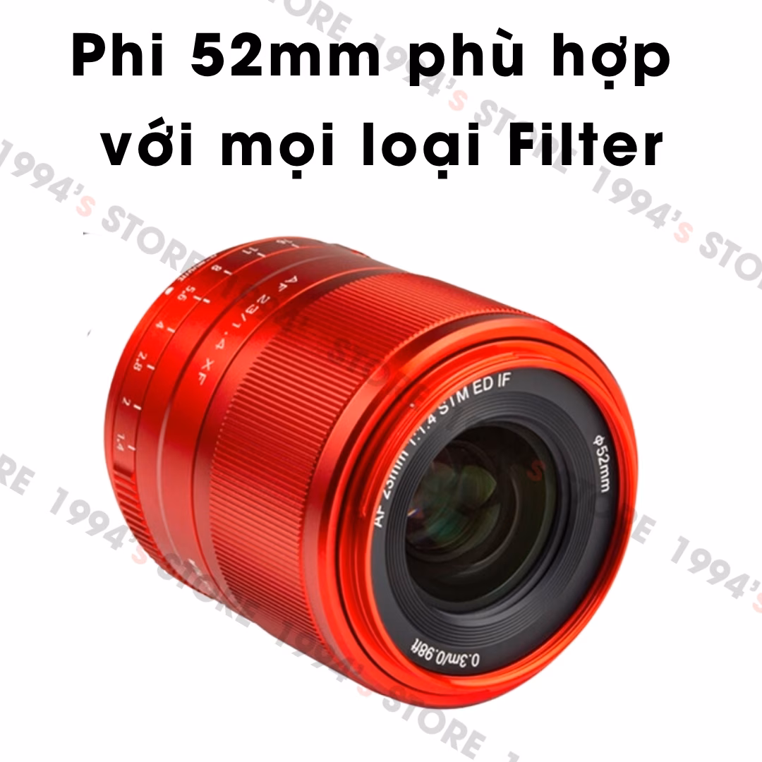Ống kính Viltrox AF 23mm F1.4 Red Limited Edition (Đỏ) - bản đặc biệt cho Fujifilm