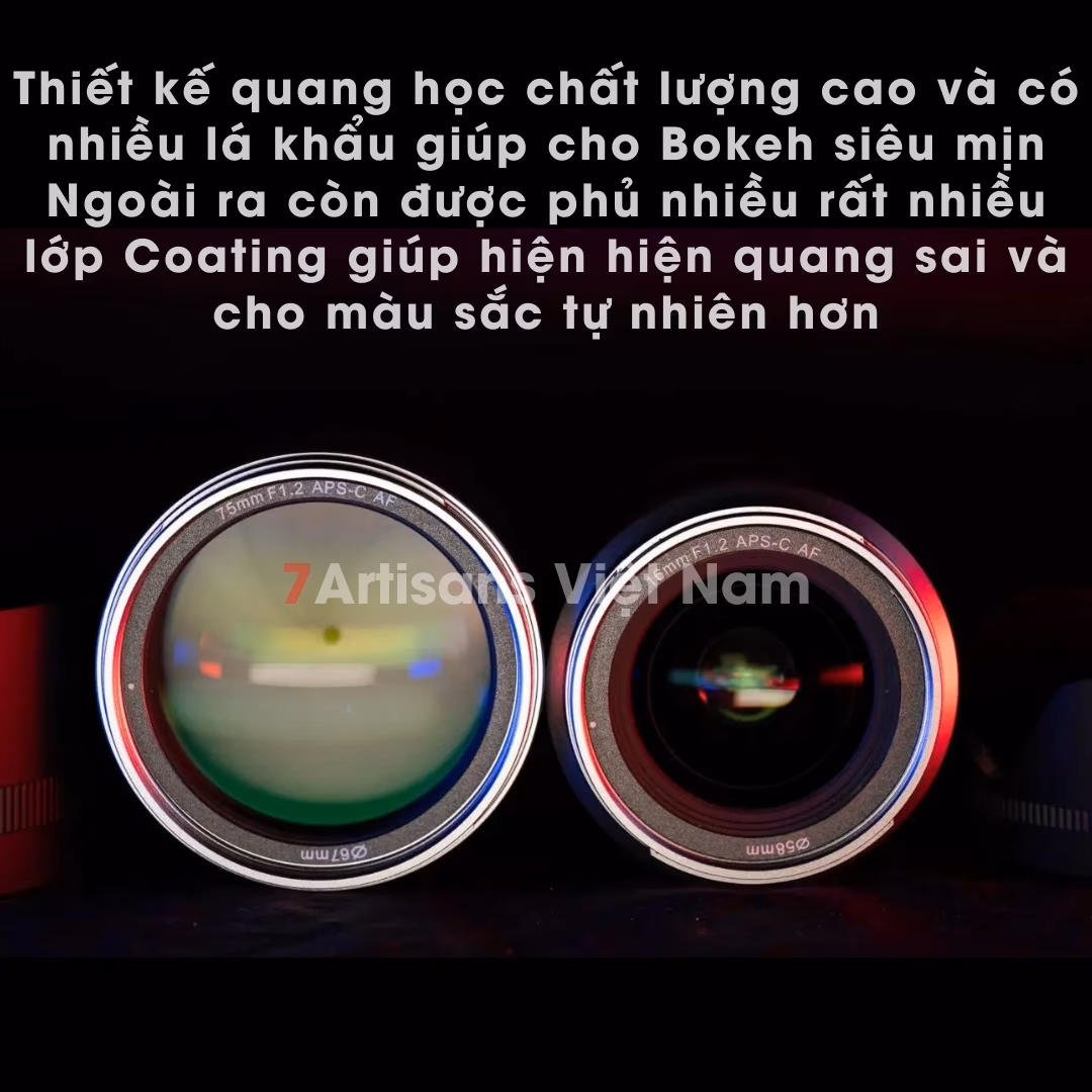 Bộ 2 lens Sirui Sniper 16mm và 75mm F1.2 AF - Tặng Túi Đựng Chính Hãng