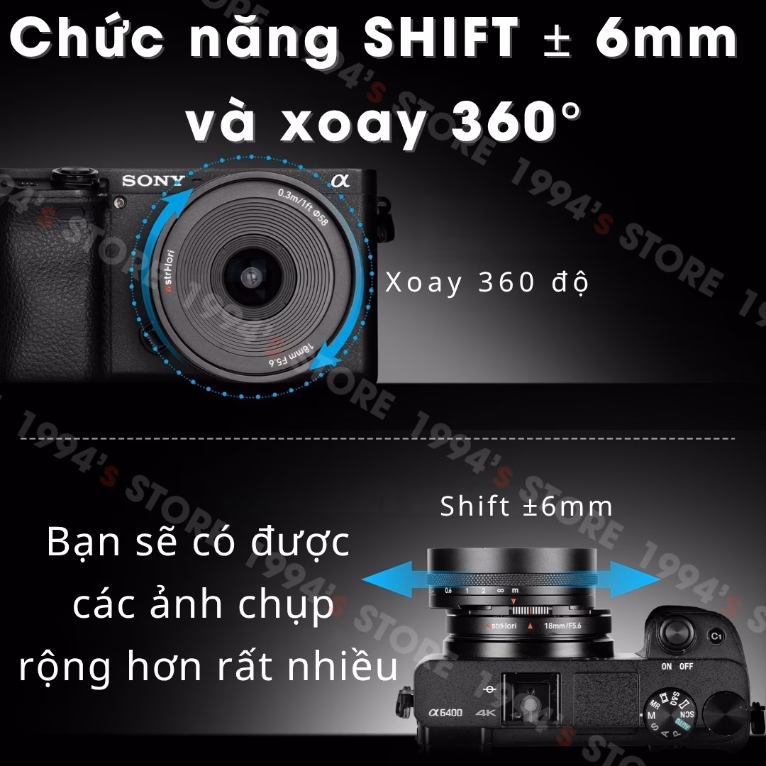 lens astrhori 18mm f5.6 shift