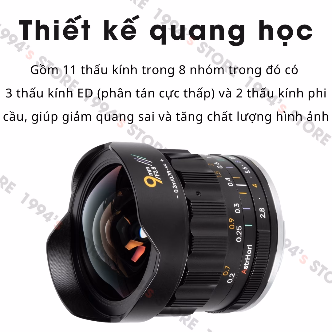 ống kính chụp phong cảnh cho máy ảnh crop