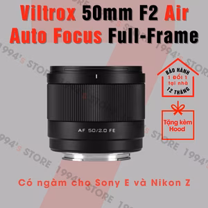 Ống kính Viltrox 50mm F2 AF Air Full-Frame Sony E/Nikon Z