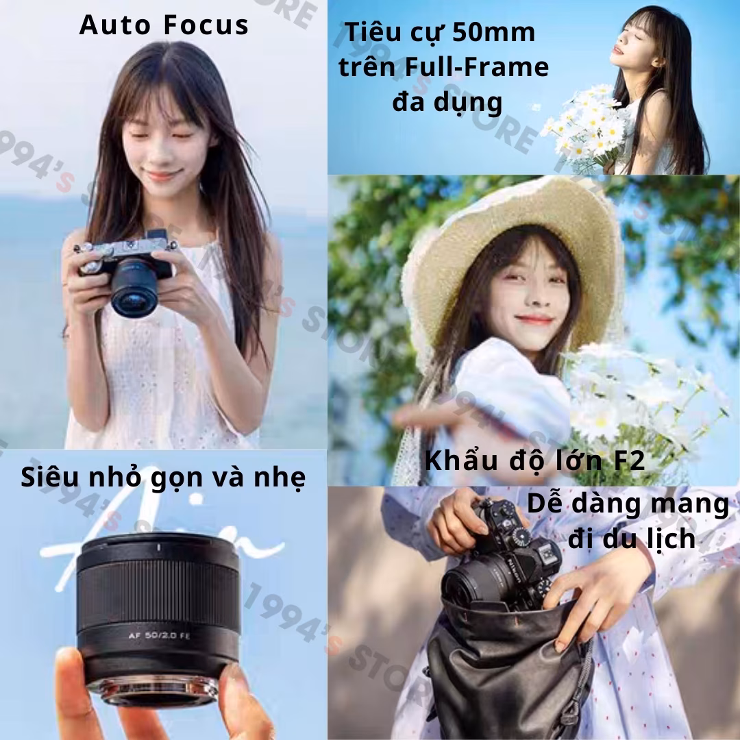 Ống kính Viltrox 50mm F2 AF Air Full-Frame Sony E/Nikon Z