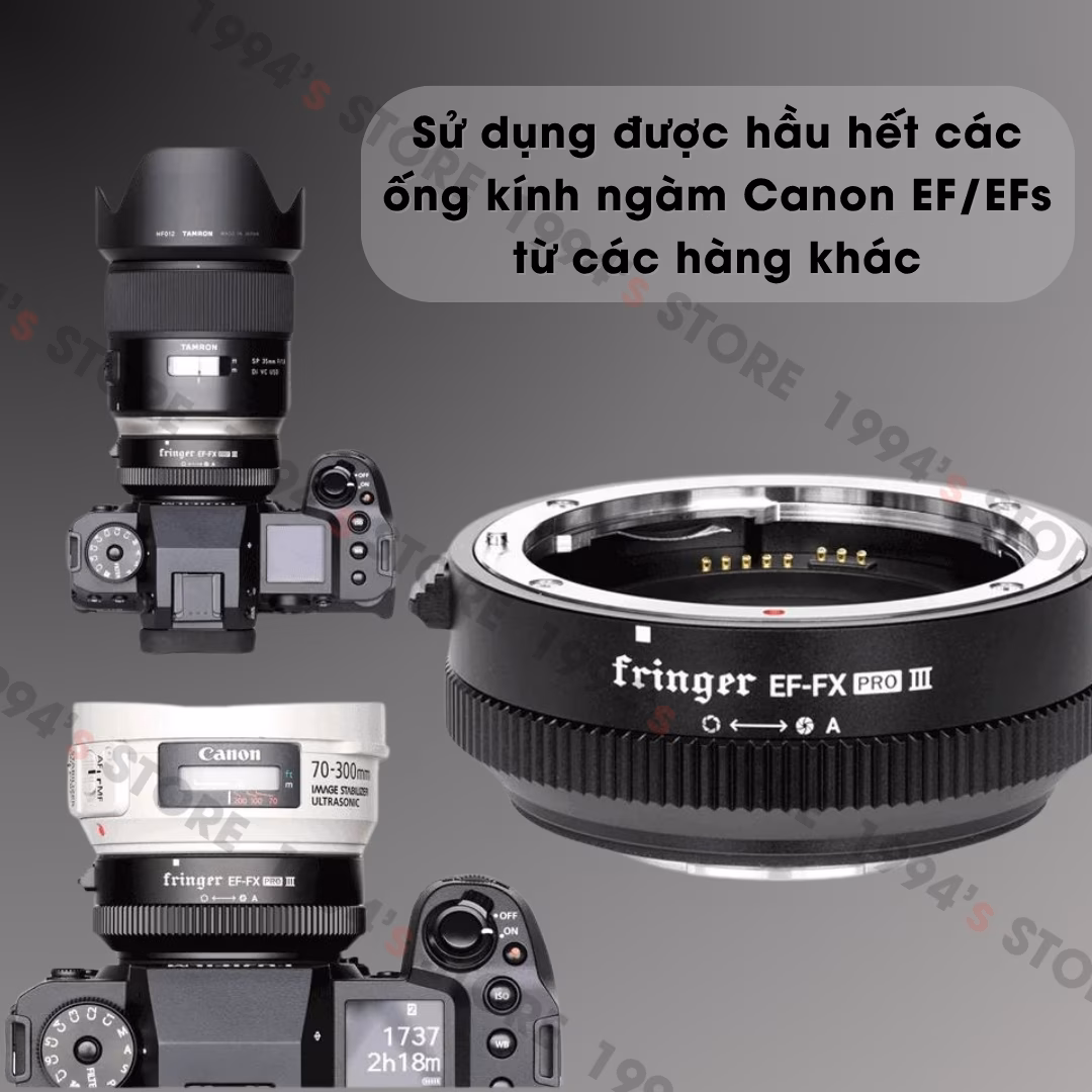 ngàm chuyển lens canon sang fujifilm