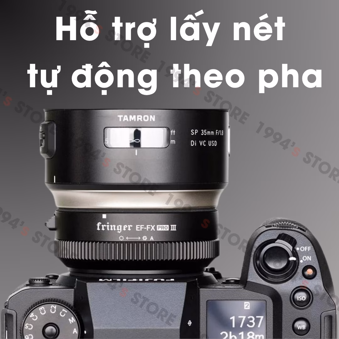 Ngàm Chuyển Auto Focus Fringer EF-FX Pro III - Canon EF sang Fujifilm X
