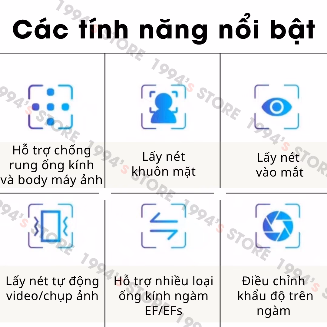 Ngàm Chuyển Auto Focus Fringer EF-FX Pro III - Canon EF sang Fujifilm X