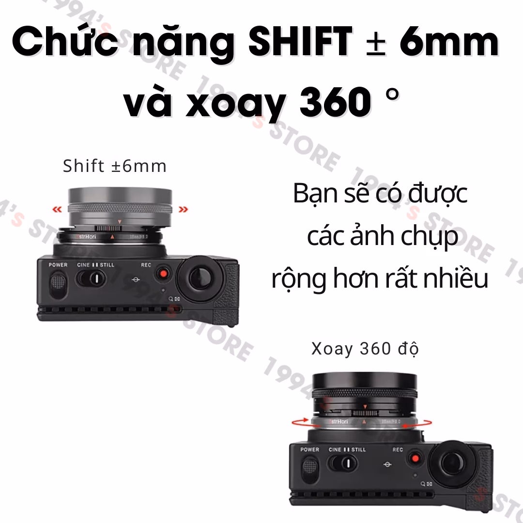 Ống kính AstrHori 18mm F8 Shift for Full-Frame Sony/Nikon/Canon/Leica