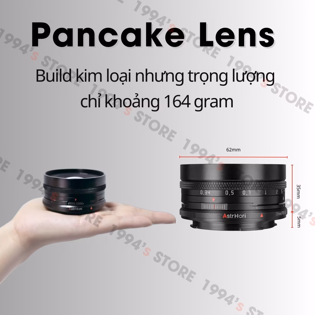 Ống kính AstrHori 18mm F8 Shift for Full-Frame Sony/Nikon/Canon/Leica
