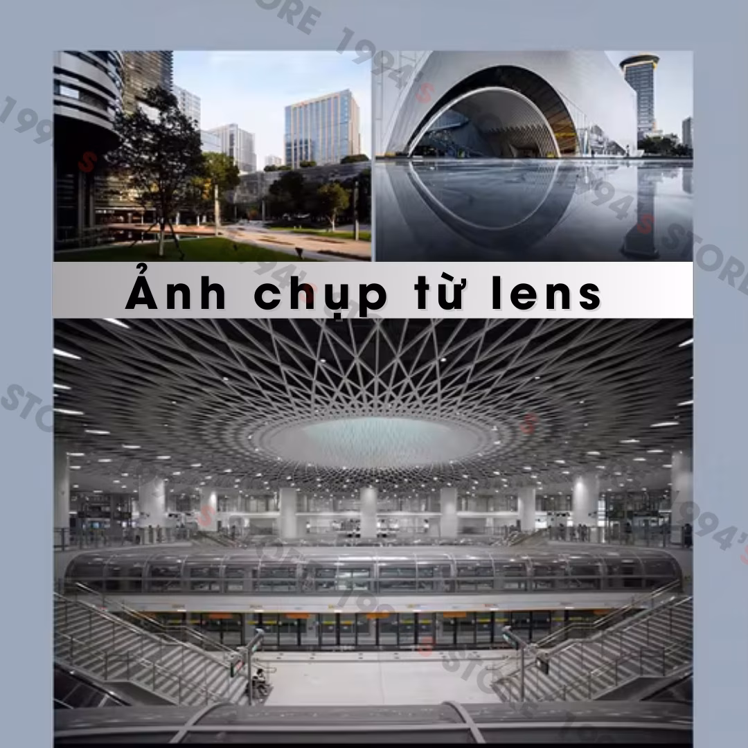 Lens góc rộng chụp tòa nhà
