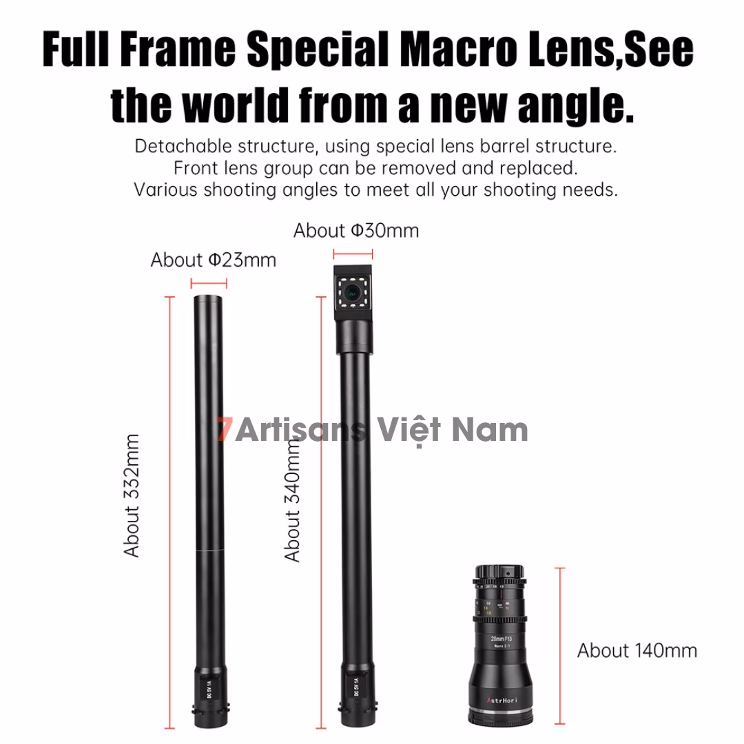 Giá ống kính AstrHori 28mm F13