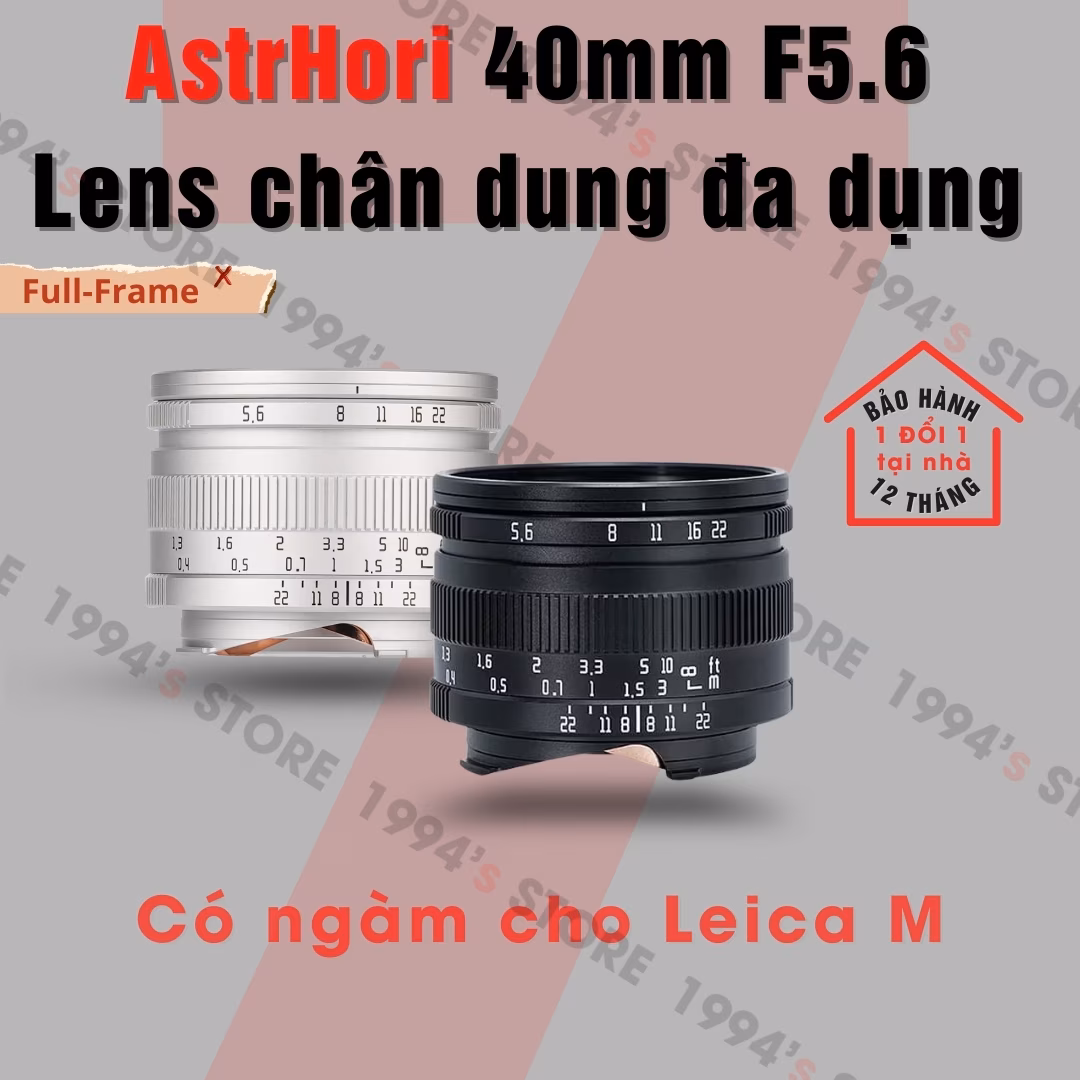 Ống kính AstrHori 40mm F5.6 for Leica M