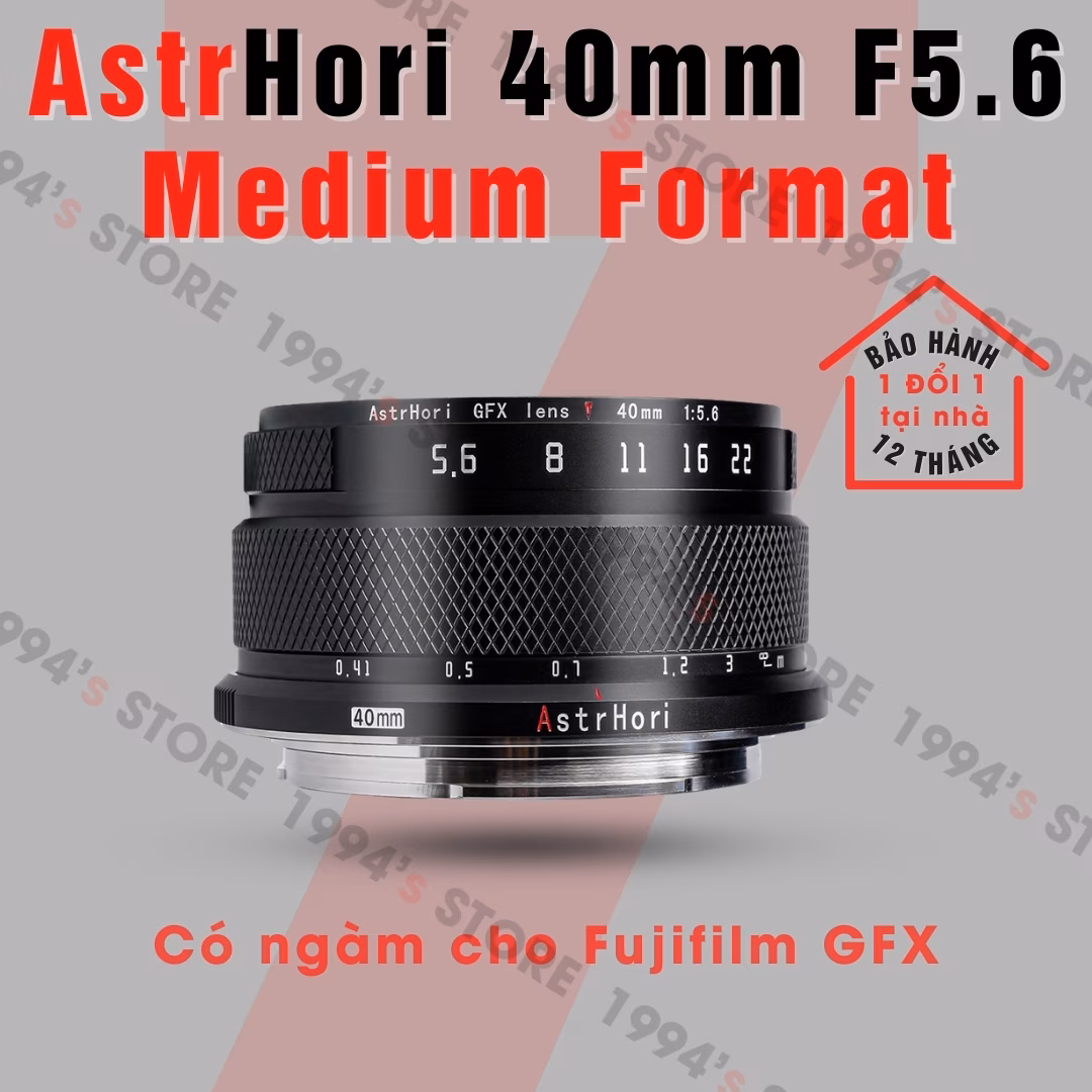 Ống kính AstrHori 40mm F5.6 for Medium Format Fujifilm GFX