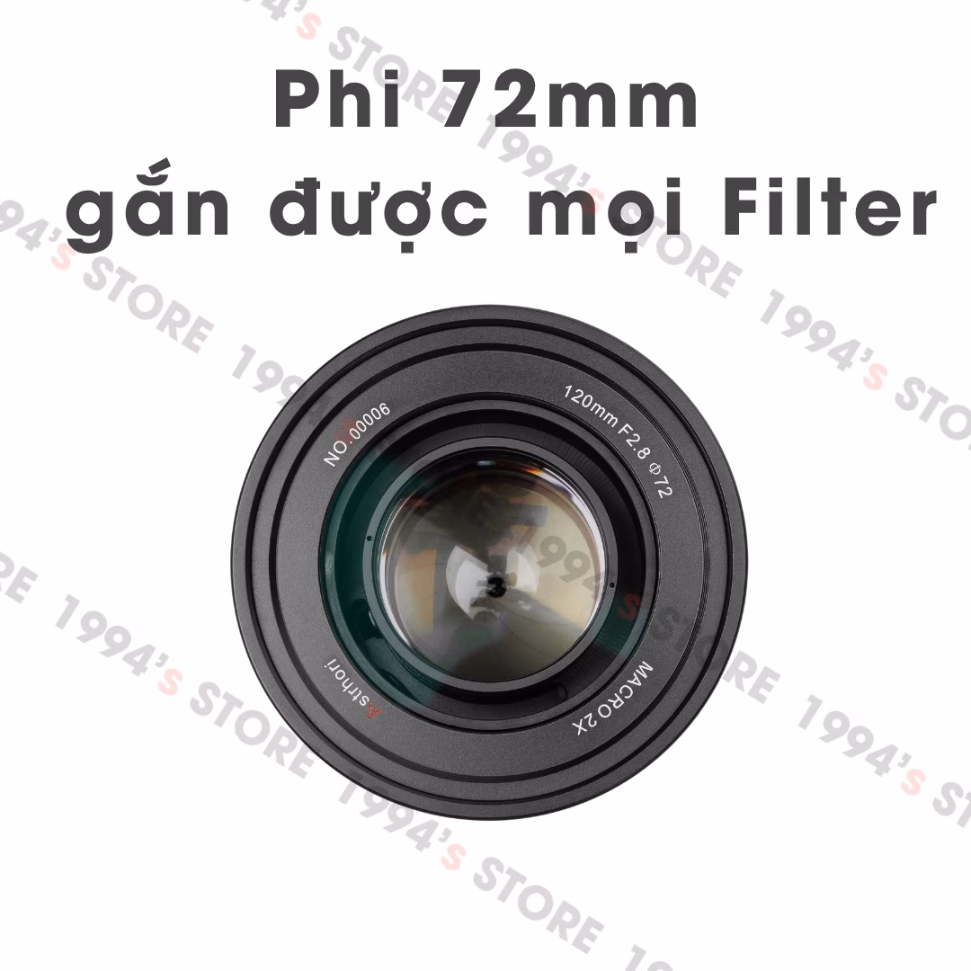 Ống kính AstrHori 120mm F2.8 2X Ultra Macro for Full-Frame