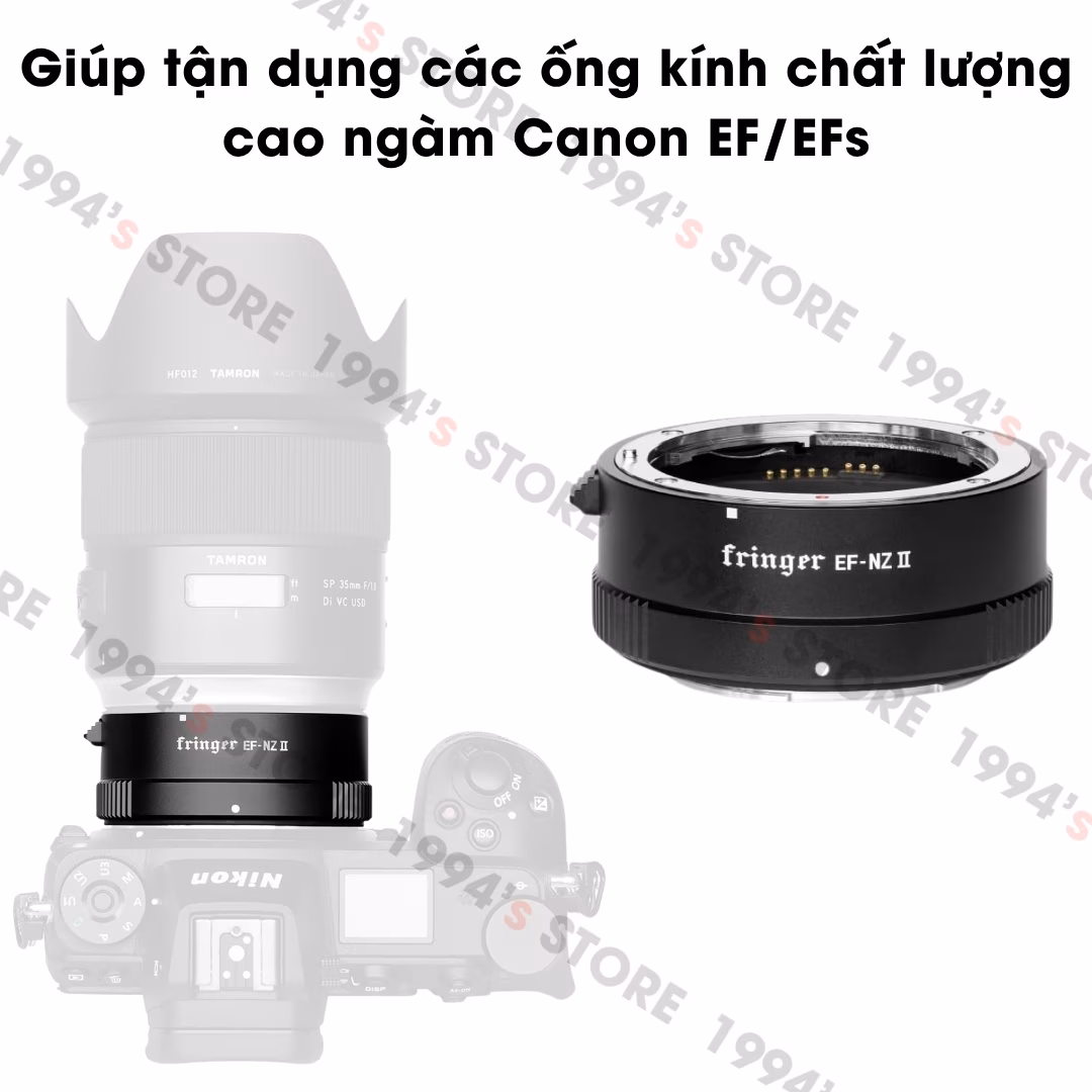 Ngàm chuyển Auto Focus Fringer EF-NZ II (FR-NZ2) – Canon EF sang Nikon Z