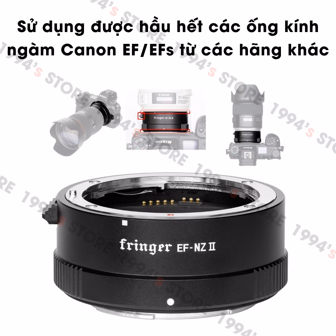 Ngàm chuyển Auto Focus Fringer EF-NZ II (FR-NZ2) – Canon EF sang Nikon Z