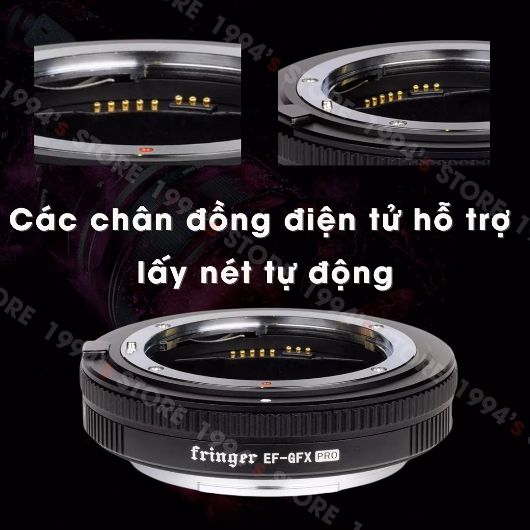 Ngàm chuyển Auto Focus Fringer EF-GFX Pro - Canon EF sang Fujifilm GFX