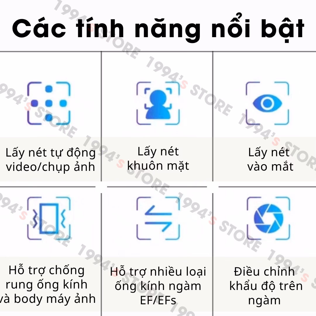 Ngàm chuyển Auto Focus Fringer EF-GFX Pro - Canon EF sang Fujifilm GFX