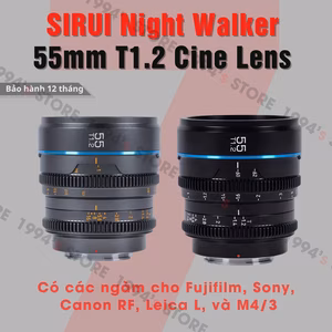Ống Kính Cine Sirui Night Walker 55mm T1.2 Super35