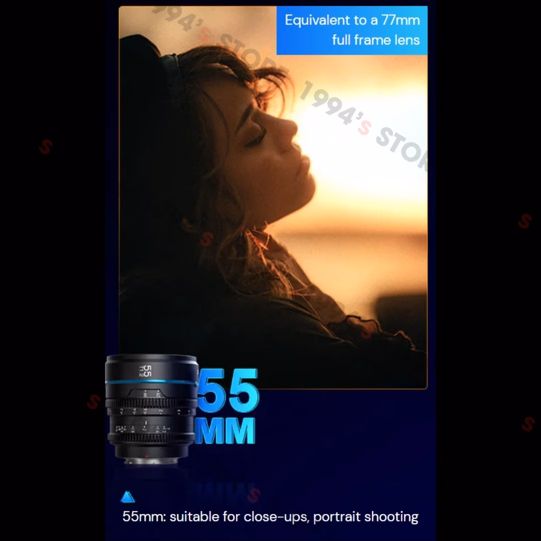 Ống Kính Cine Sirui Night Walker 55mm T1.2 Super35