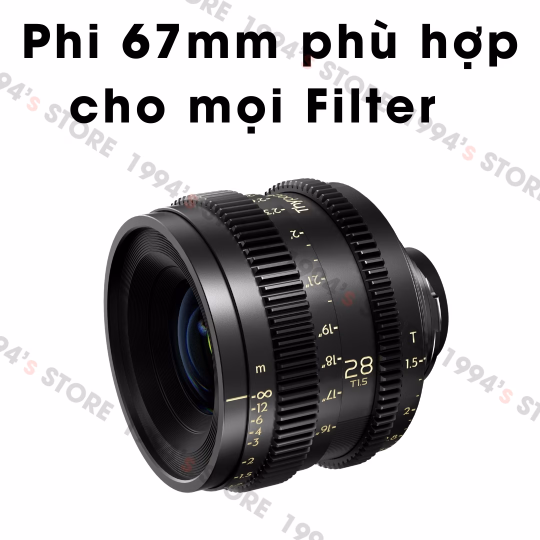 Ống kính quay phim 28mm cho Sony E