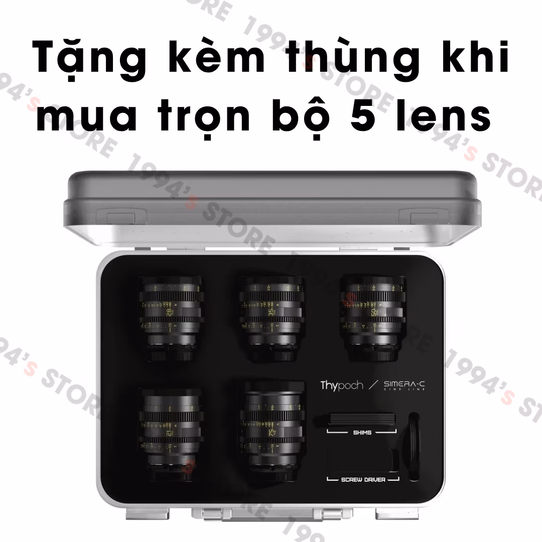 Ống Kính Thypoch Simera-C 35mm T1.5 Cine (Leica M / Sony E)