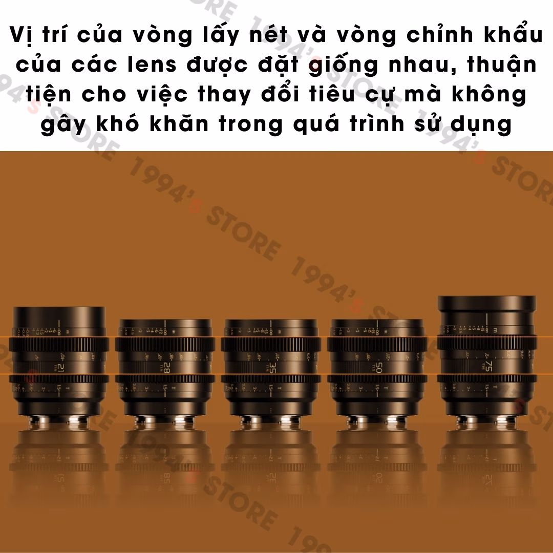 Ống Kính Thypoch Simera-C 50mm T1.5 Cine (Leica M / Sony E)