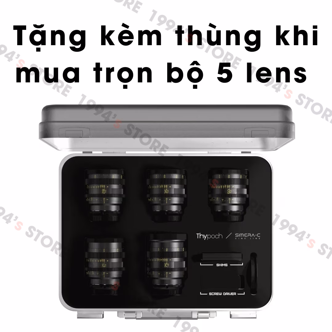 Ống kính 50mm bokeh đẹp cho quay phim