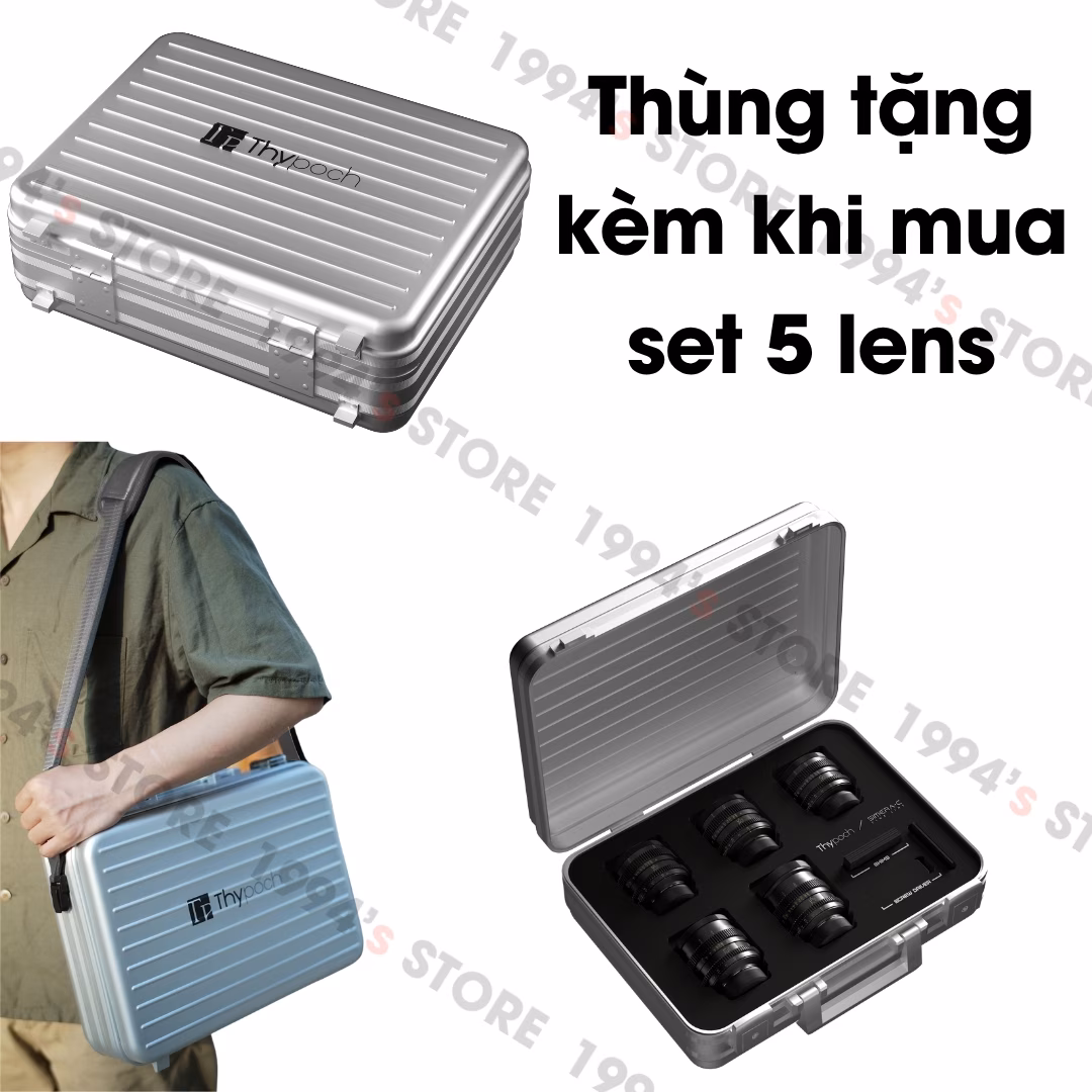 Bộ 4 lens Cine Thypoch Simera-C 21/28/35/50/75mm (Leica M / Sony E)