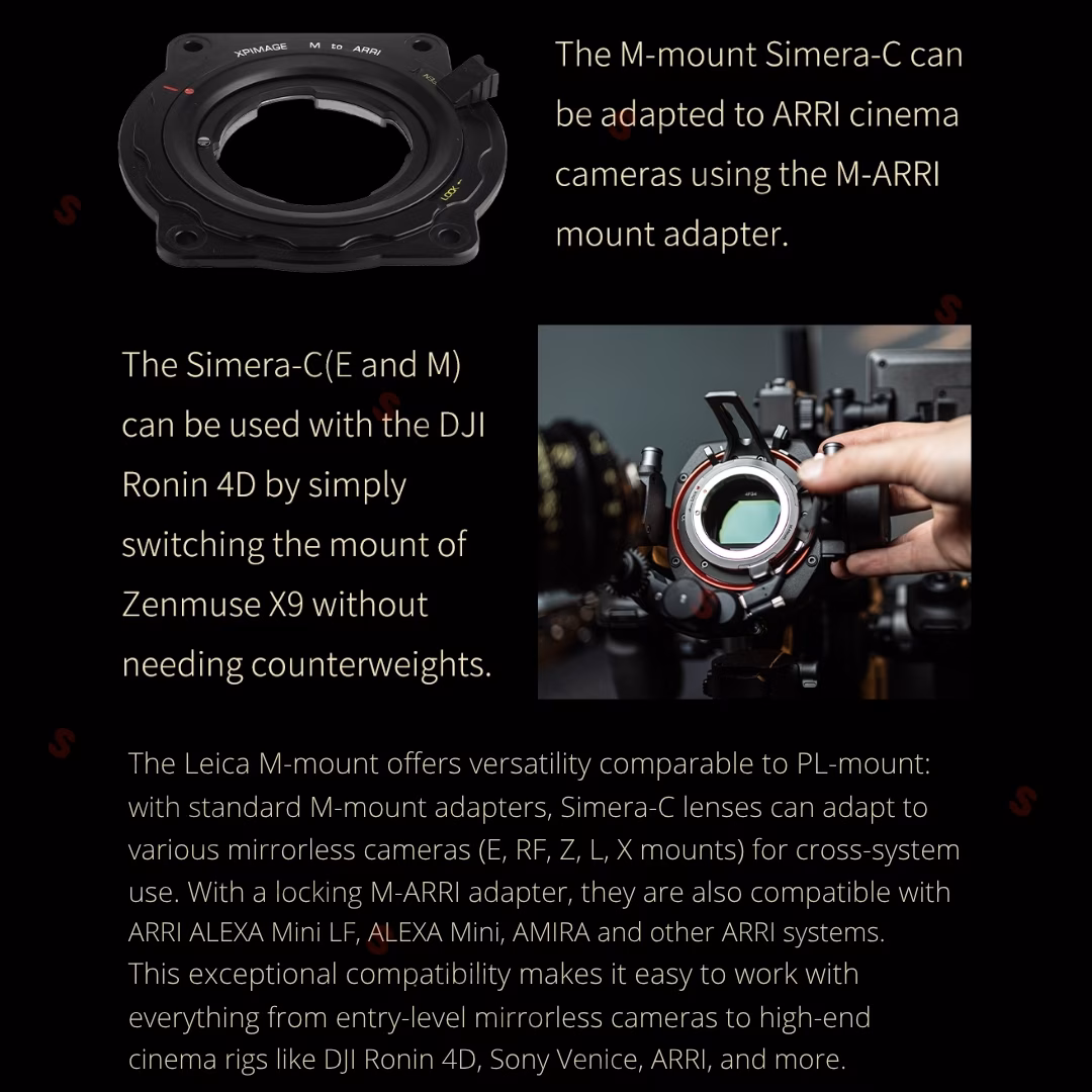 Bộ 4 lens Cine Thypoch Simera-C 21/28/35/50/75mm (Leica M / Sony E)