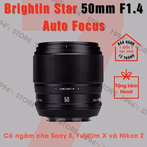 Ống kính Brightin Star 50mm F1.4 AF cho Fujifilm X và Sony E