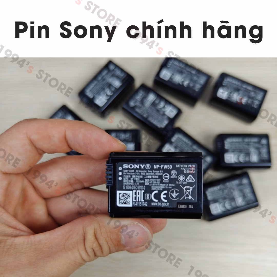 Pin Sony NP-FW50 chính hãng - Bảo hành 6 tháng 1 ĐỔI 1