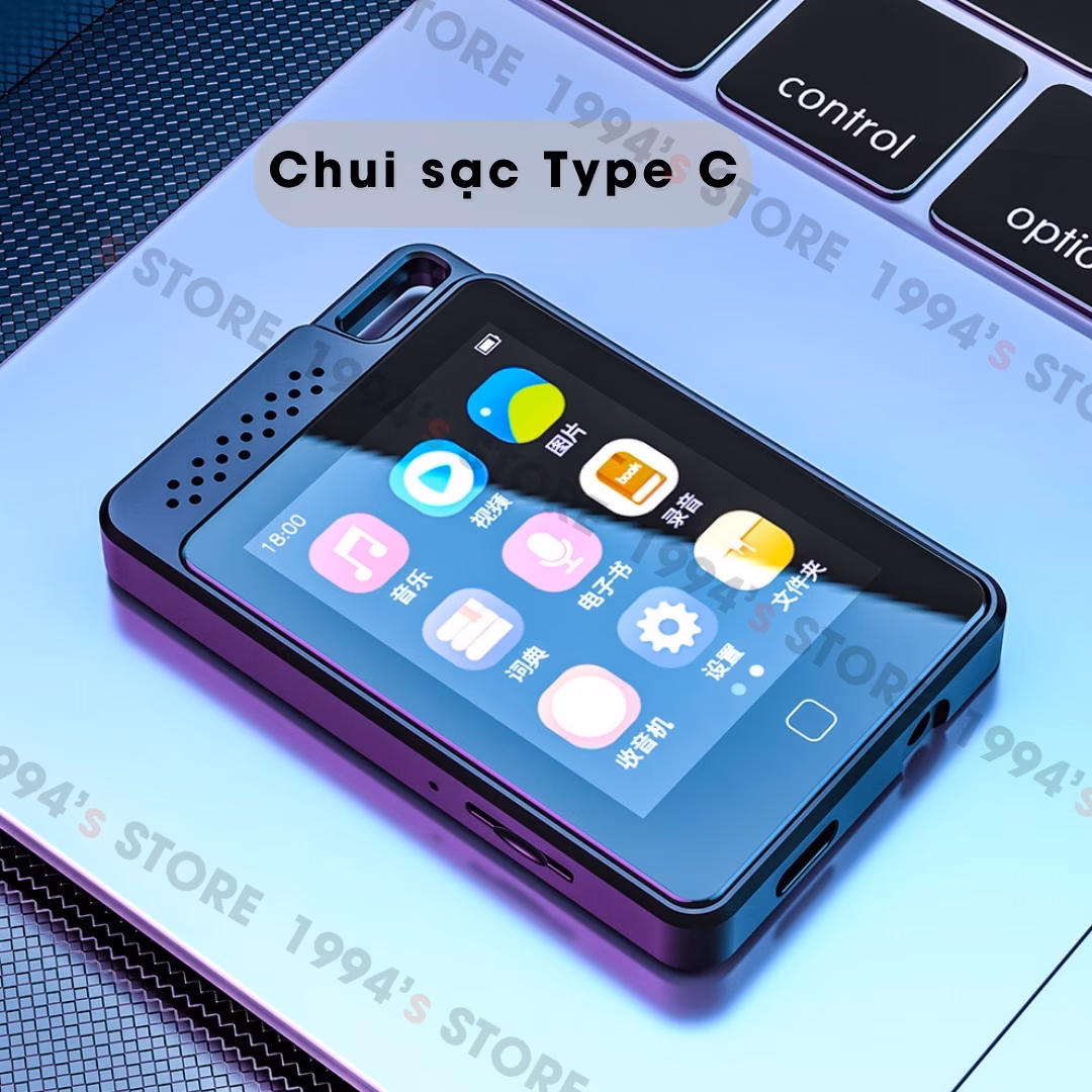Máy Nghe Nhạc Ruizu C1 Bluetooth 5.2 Cảm Ứng 32GB - Loa Ngoài, Xem Phim, Nghe Nhạc Mp3 Cao Cấp