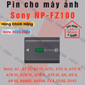 Pin Sony NP-FZ100 DATE 2023 – 2024 chính hãng - Bảo hành 6 tháng 1 ĐỔI 1