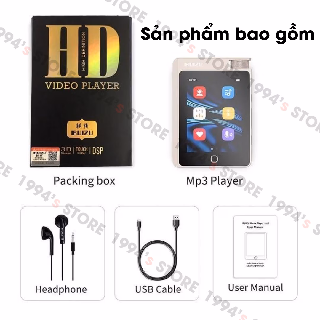 máy nghe nhạc vỏ kim loại