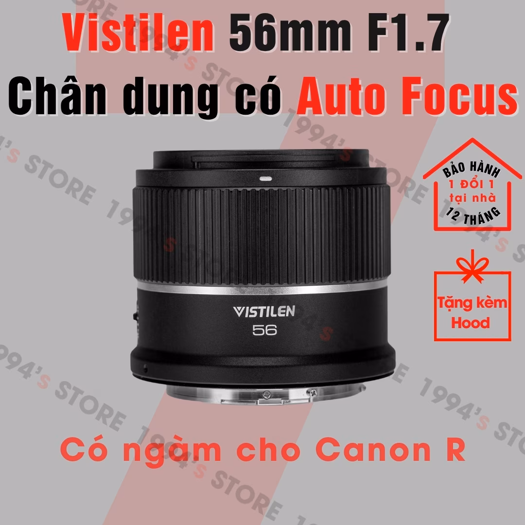 Ống kính Vistilen 56mm F1.7 Air AF for Canon R