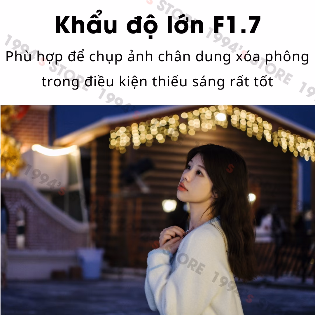 ống kính vistilen 56mm f1.7 af