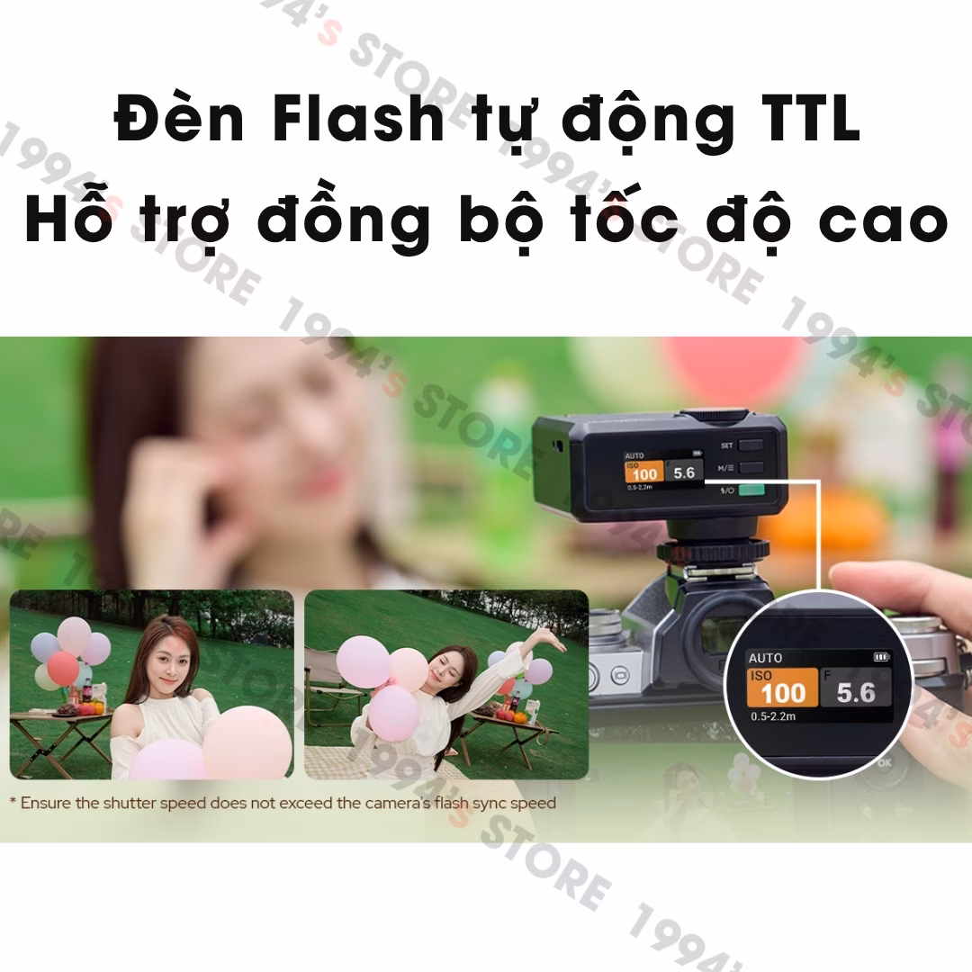 Đèn Flash Godox iM30 Pro có Auto TTL và HSS dùng cho mọi loại máy ảnh