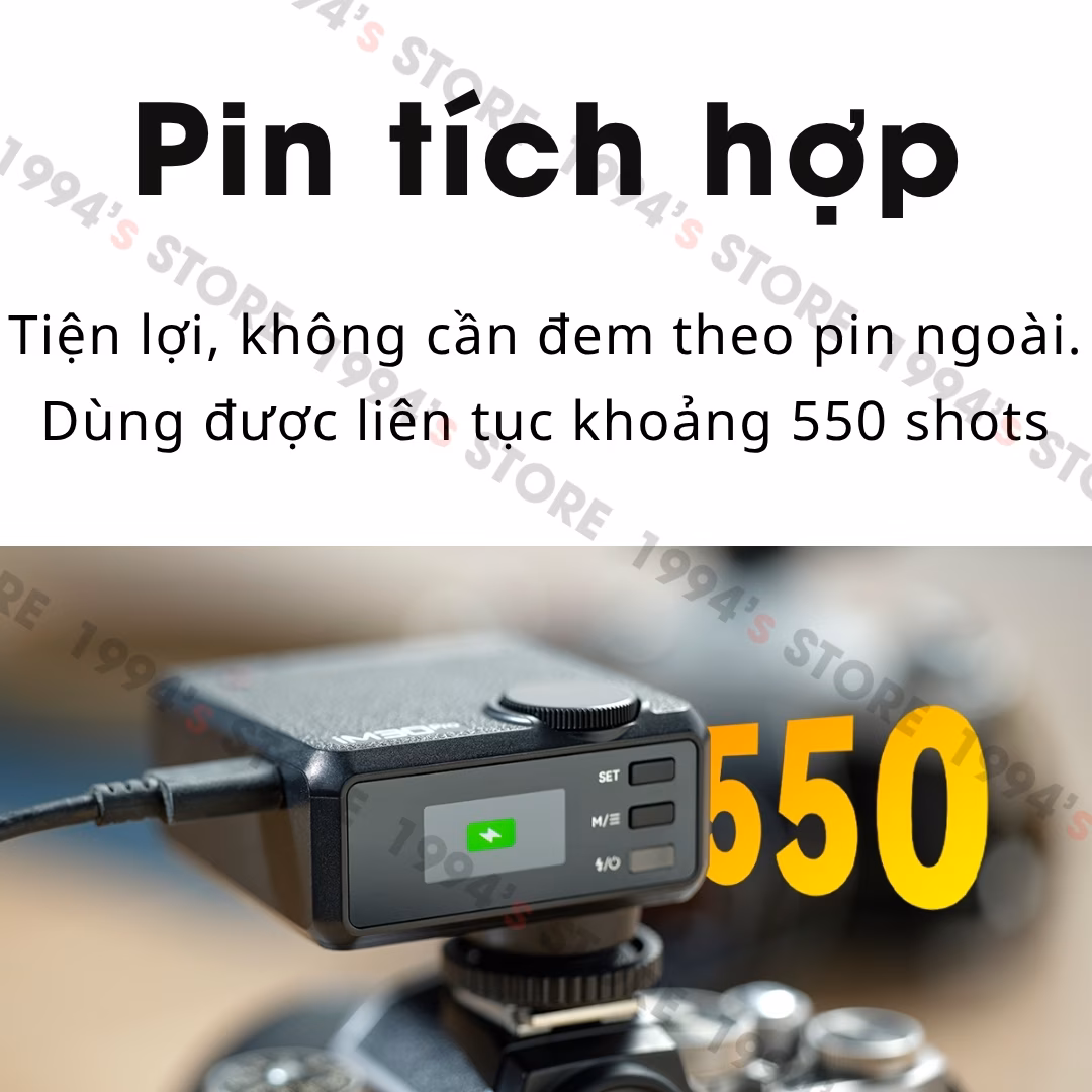 Đèn flash nhỏ gọn cho máy ảnh