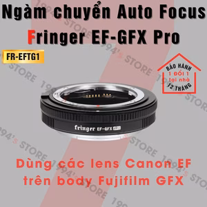 Ngàm chuyển Auto Focus Fringer EF-GFX Pro - Canon EF sang Fujifilm GFX
