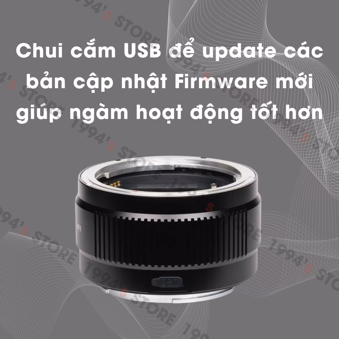 Ngàm chuyển Auto Focus Pentax sang Fujifilm GFX