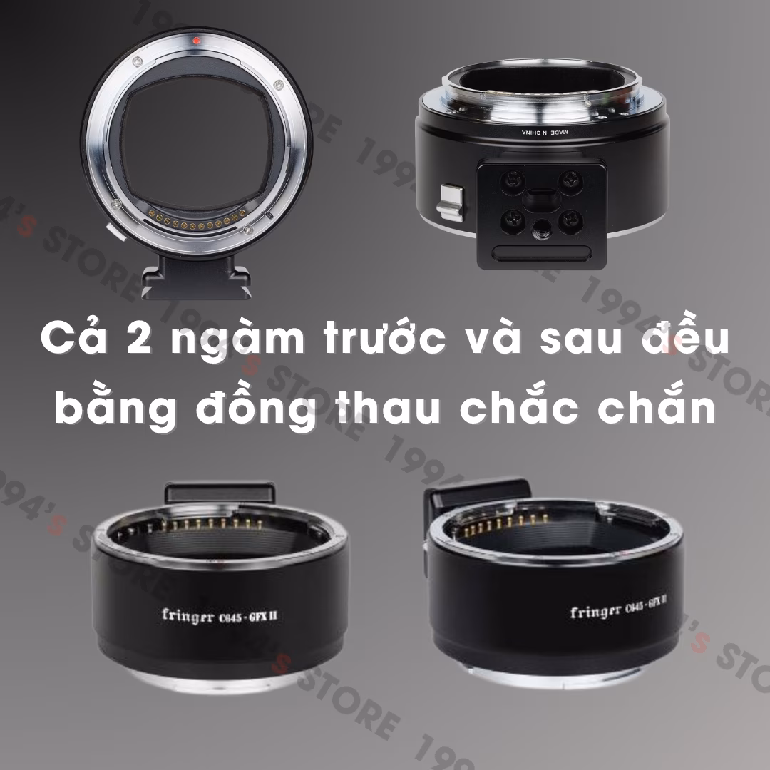 Ngàm chuyển Auto Focus Fringer C645-GFX II (FR-C6TG2) - Contax 645 sang Fujifilm GFX