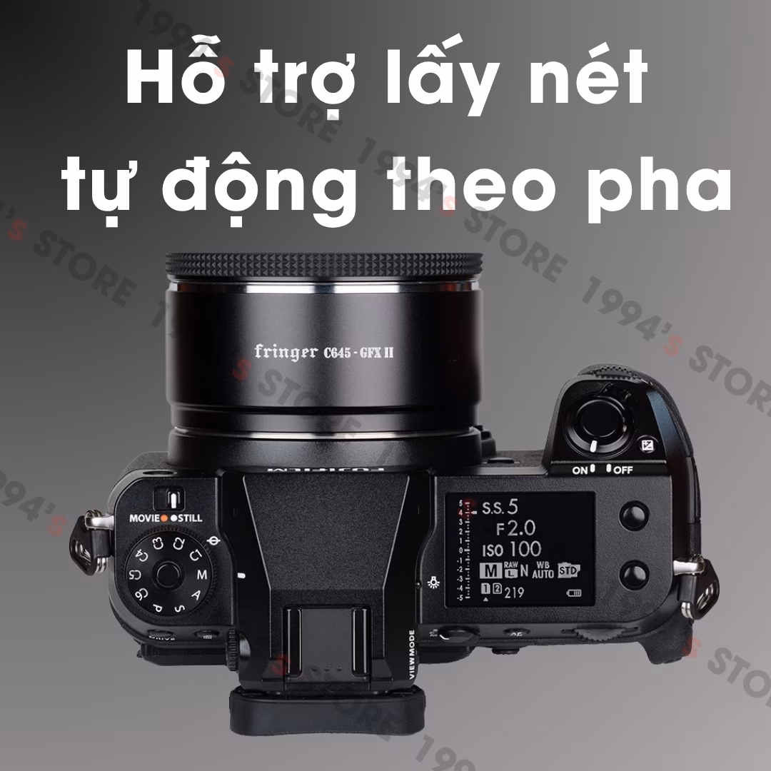 Ngàm chuyển Auto Focus Fringer C645-GFX II (FR-C6TG2) - Contax 645 sang Fujifilm GFX