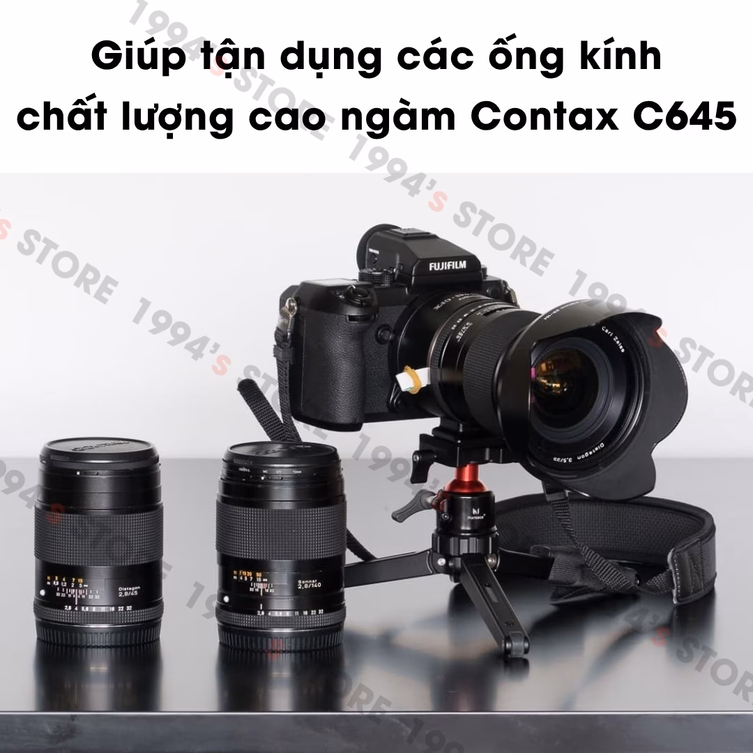 Ngàm chuyển Auto Focus Fringer C645-GFX II (FR-C6TG2) - Contax 645 sang Fujifilm GFX