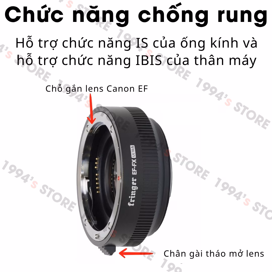 Ngàm Chuyển Fringer EF-FX Ultra (FR-FX071) Speed Booster 0.74X - Hỗ Trợ Auto Focus Cho Fujifilm