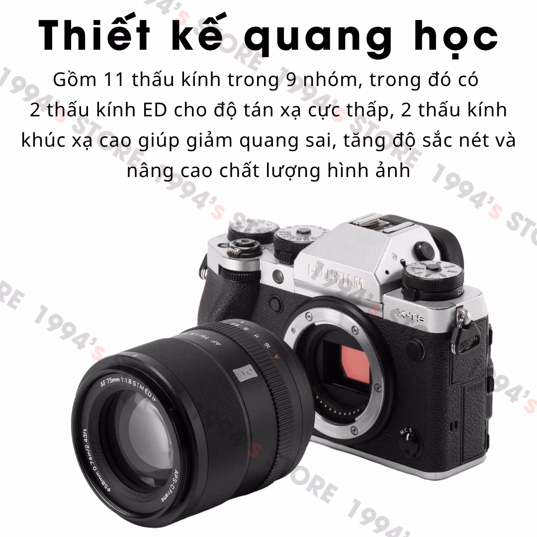 Viltrox 75mm F1.8 EVO AF for Fujifilm/Sony/Nikon Z