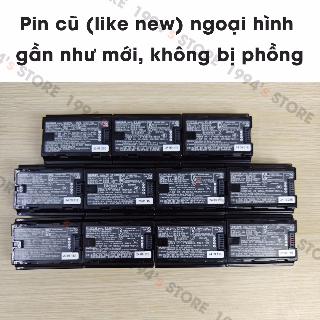pin fujifilm np w235 chính hãng
