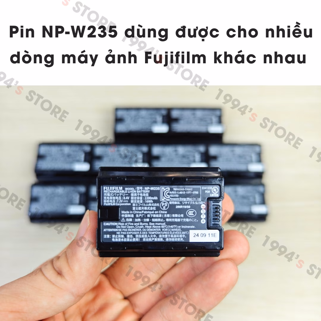 pin fujifilm np w235 bảo hành 6 tháng