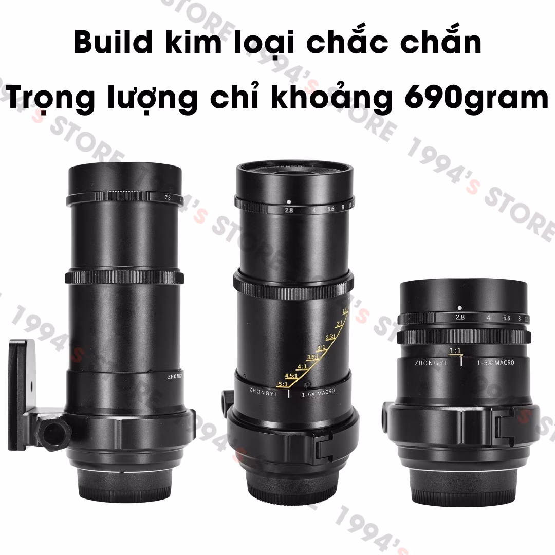 Ống kính chụp côn trùng chuyên nghiệp