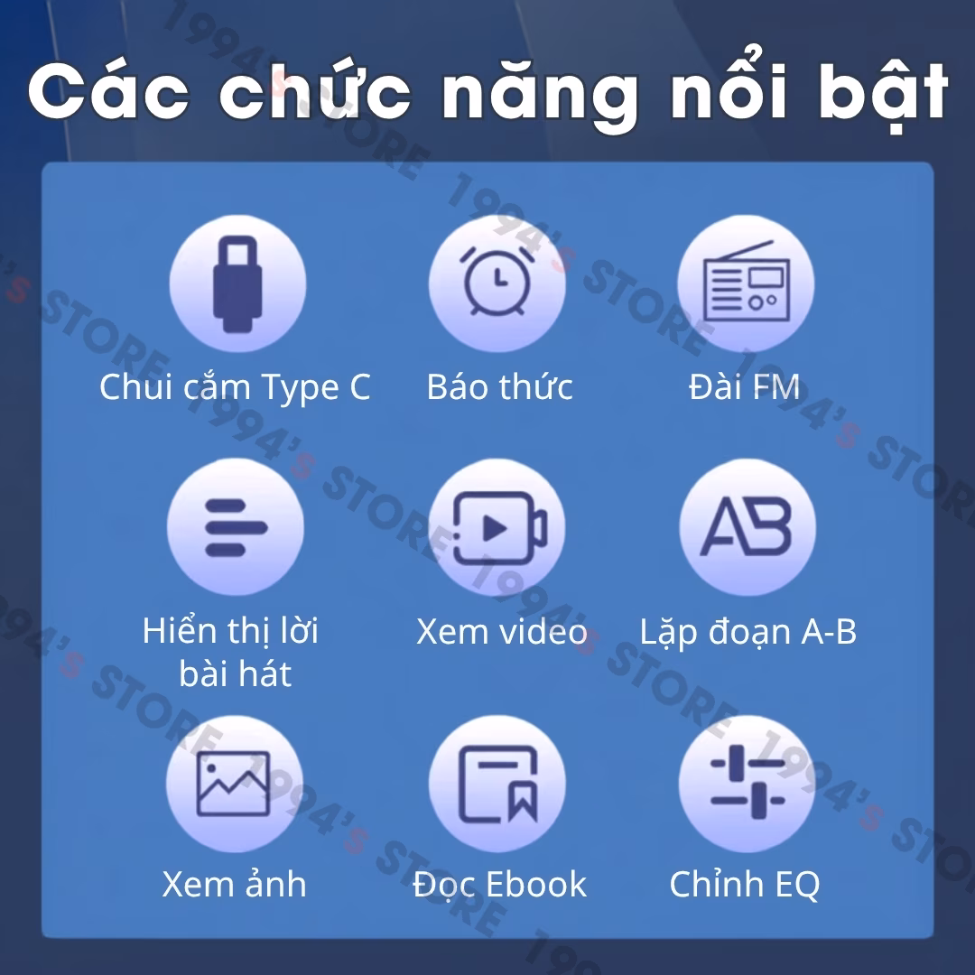 Máy Nghe Nhạc Benjie W02 Cảm Ứng - Bluetooth 5.3, Màn Hình Lớn, Có Loa Ngoài, Hỗ Trợ Xem Phim, Đọc Ebook, Nghe Nhạc Mp3